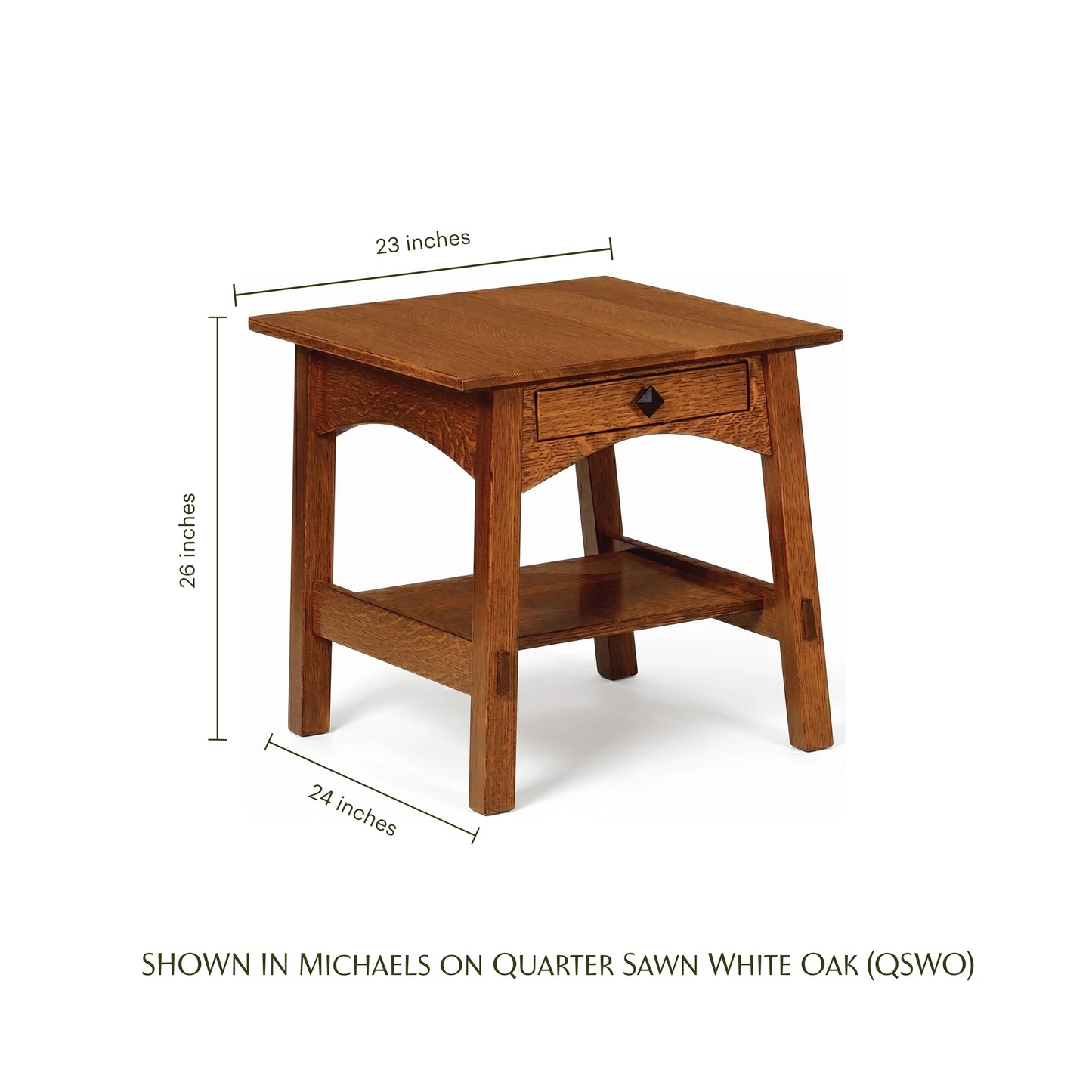McCoy Craftsman End Table with Drawer
