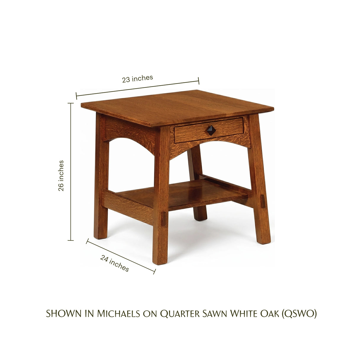McCoy Craftsman End Table with Drawer