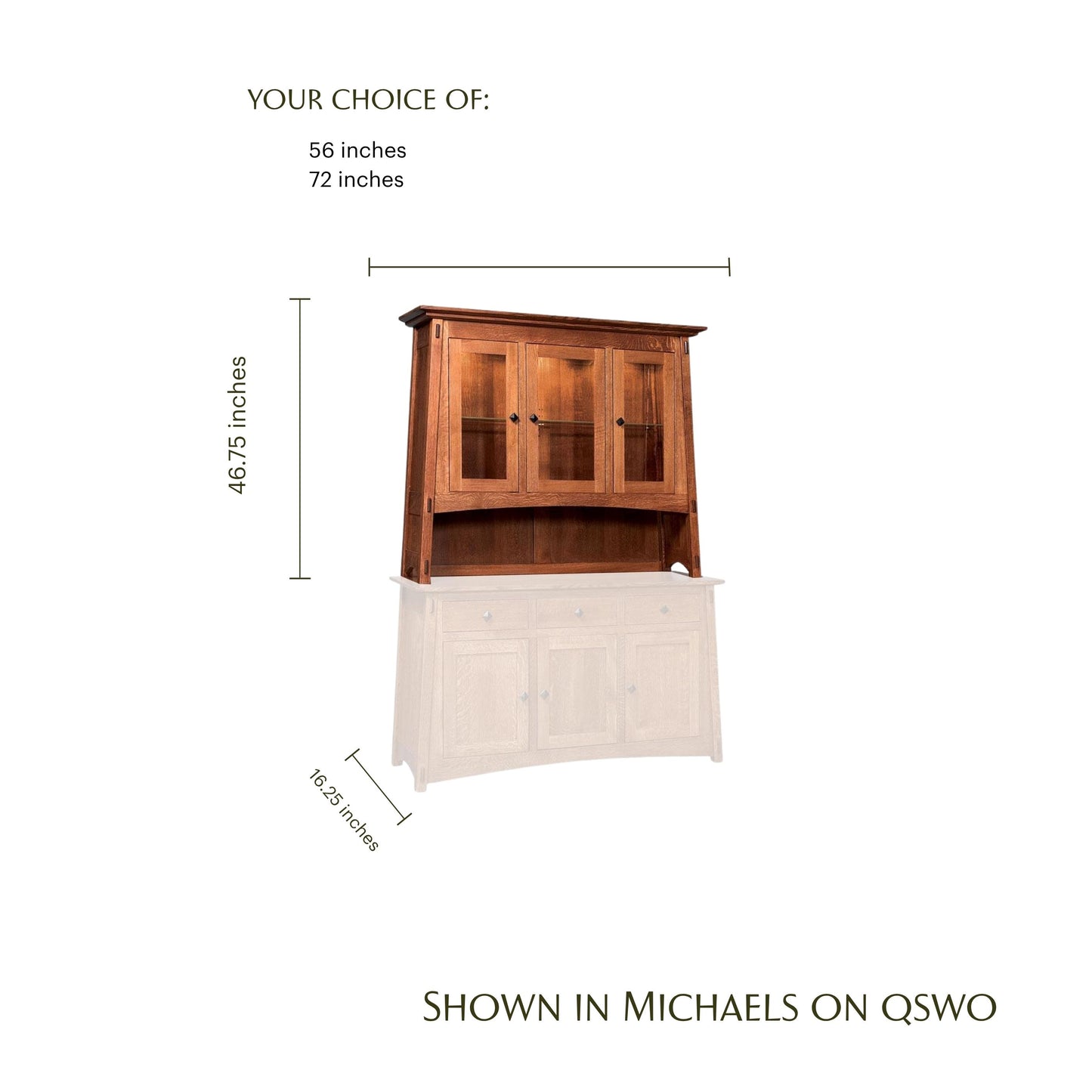 McCoy Open Hutch Top