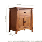 McCoy 2 Door Nightstand