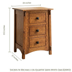 McCoy 3-Drawer Nightstand