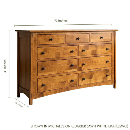 McCoy 9-Drawer Mule Dresser
