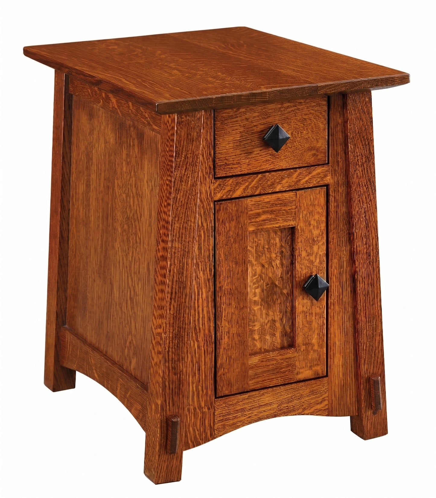 McCoy Craftsman Cabinet Chairside Table