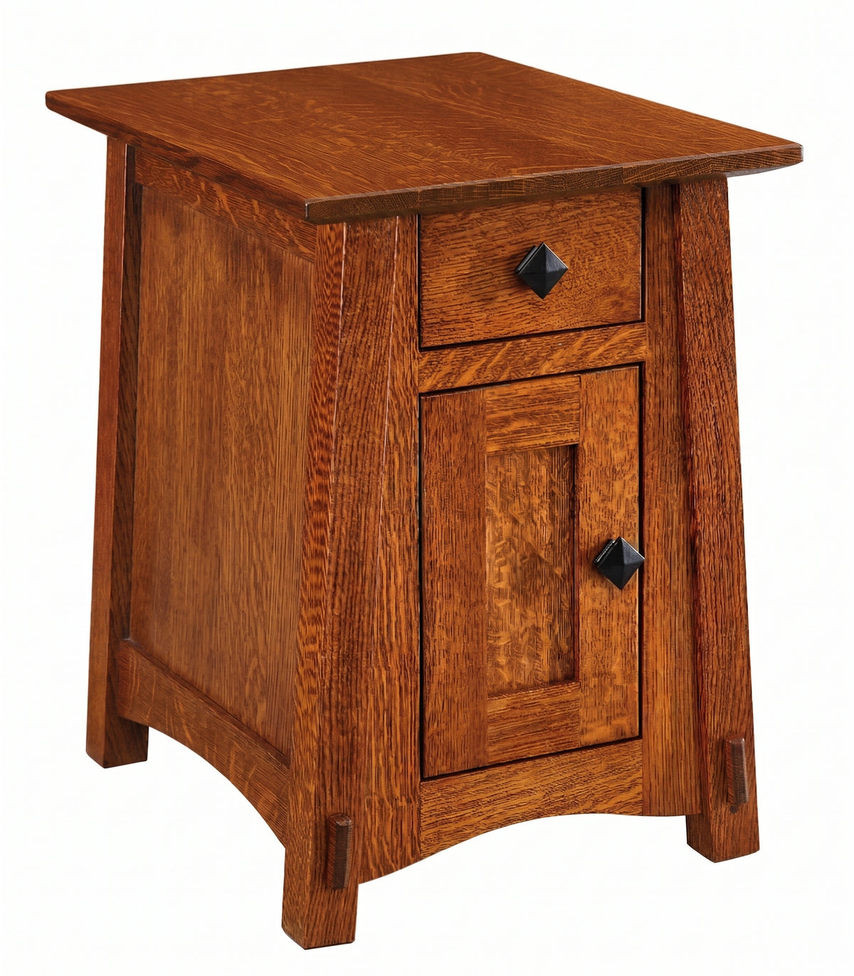 McCoy Craftsman Cabinet Chairside Table