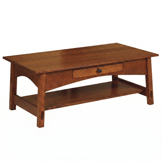 McCoy Craftsman Coffee Table with Drawer
