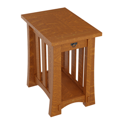 Mesa Ginkgo Inlay Chairside Table