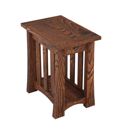 Mesa Ginkgo Inlay Chairside Table