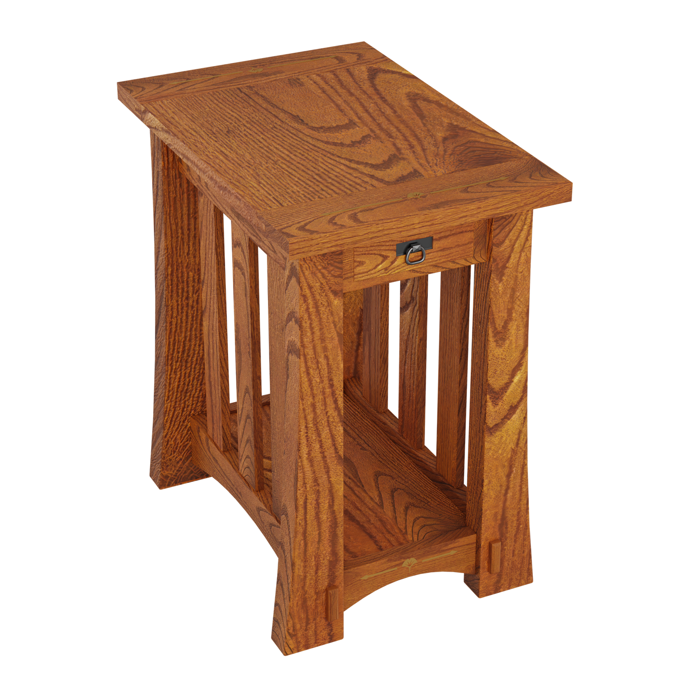 Mesa Ginkgo Inlay Chairside Table