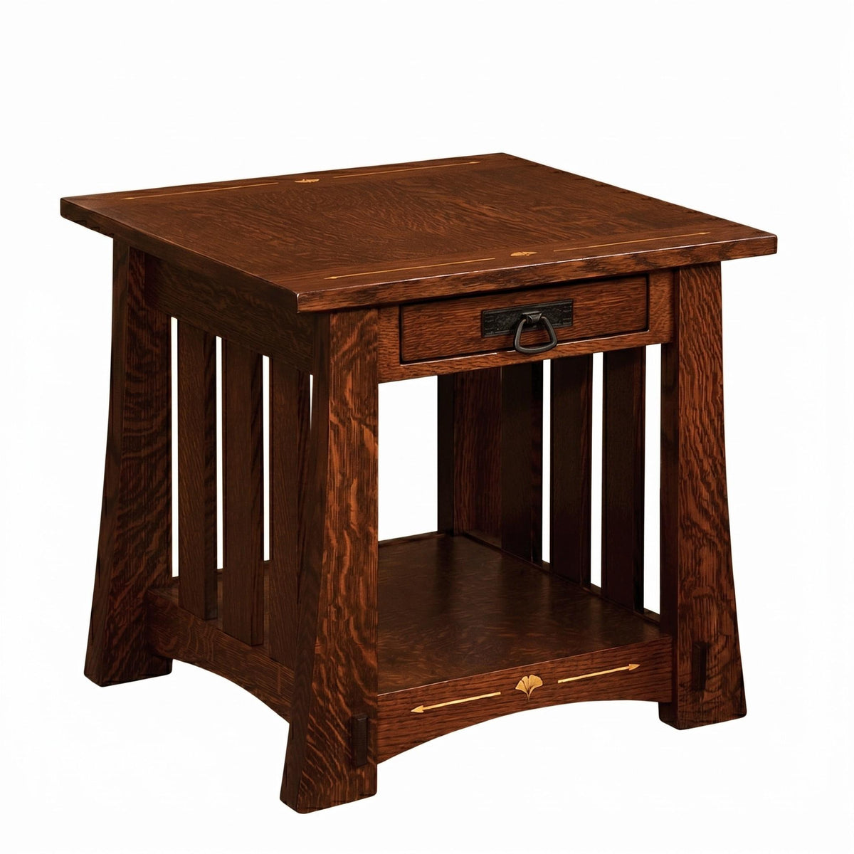 Mesa Ginkgo Inlay End Table