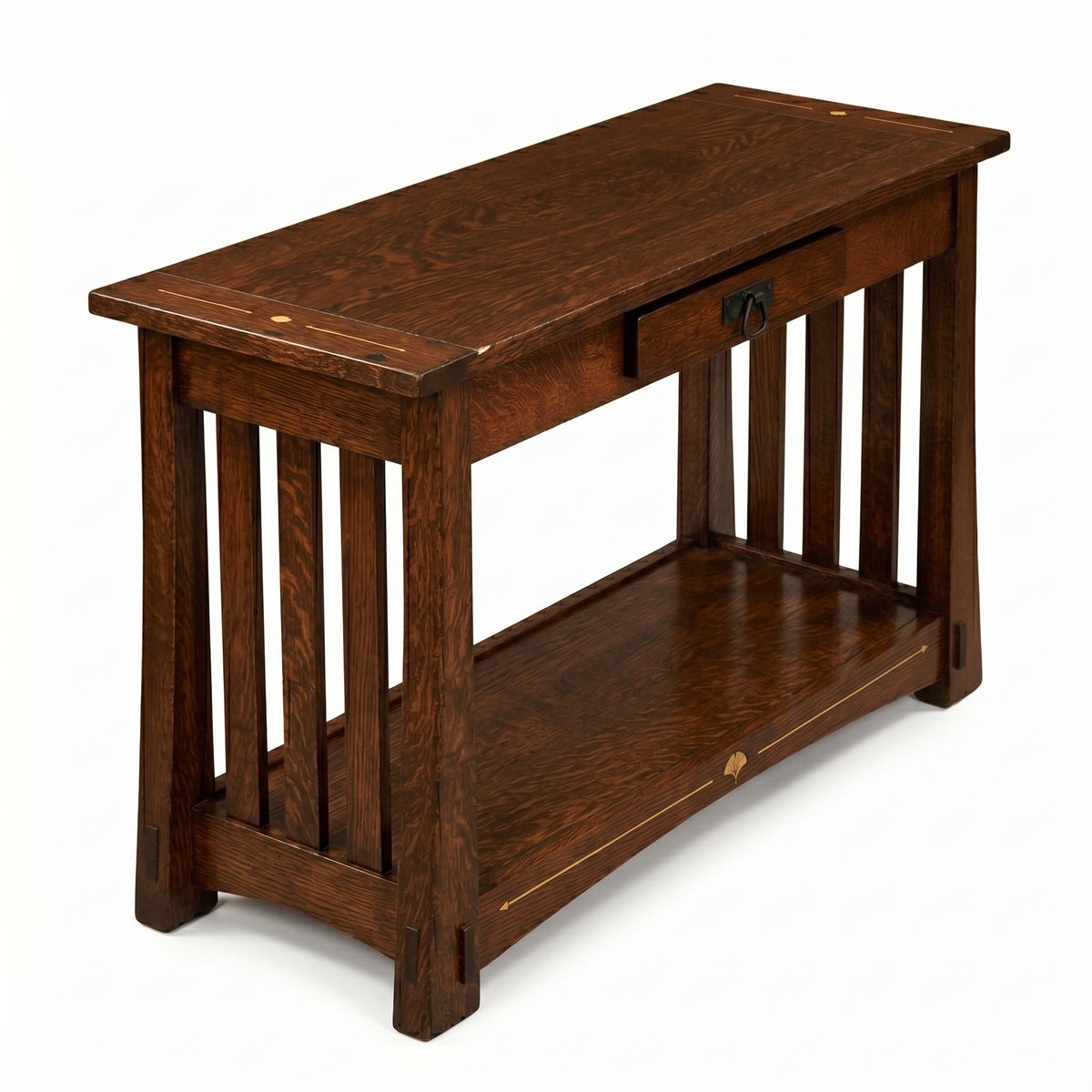 Mesa Ginkgo Inlay Sofa Table