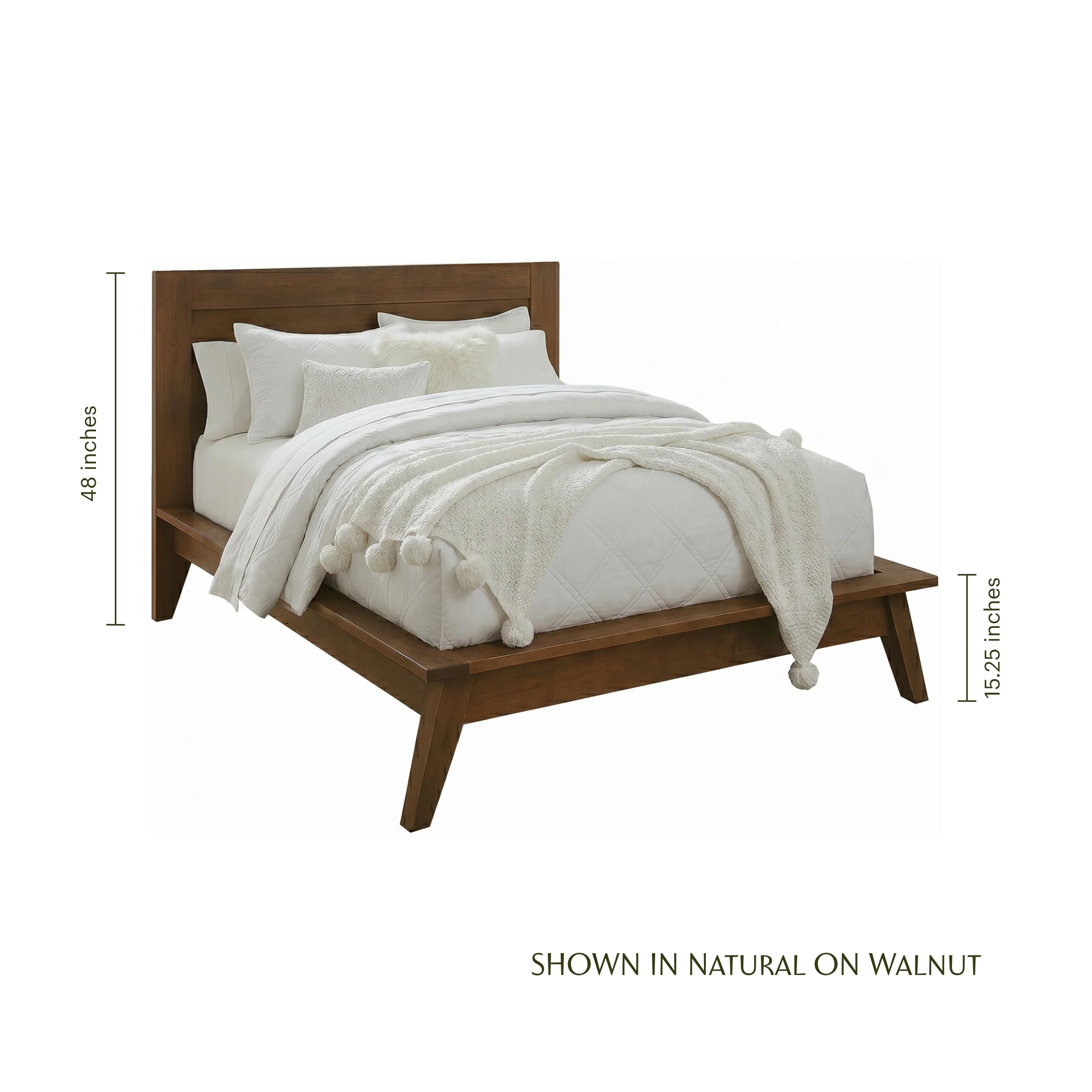MidMod Platform Bed