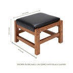 Minimalist Craftsman Ottoman