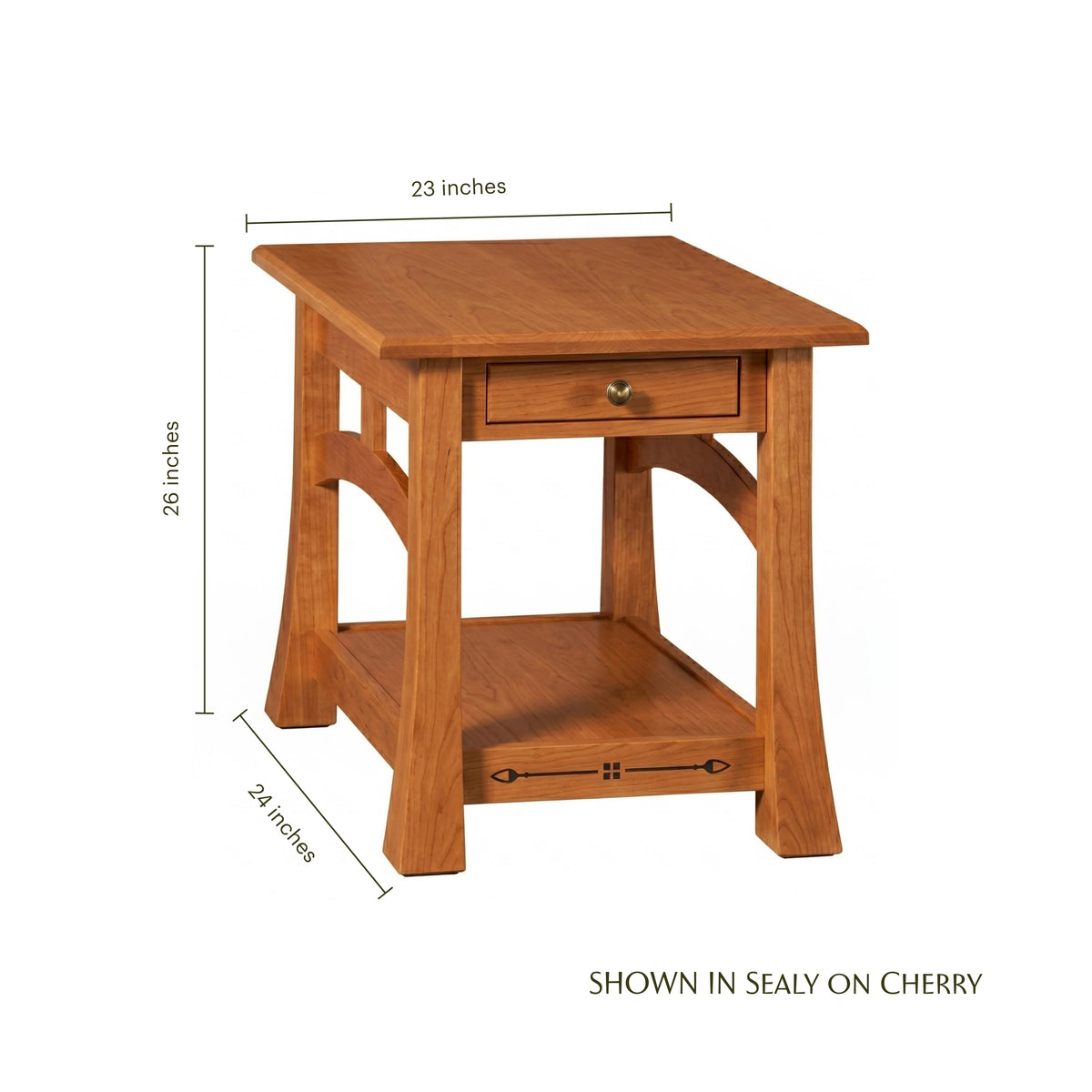 Mission Inlay End Table