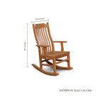 Mission Spindle Wooden Rocker