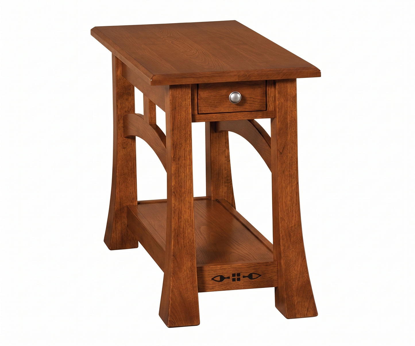 Mission Inlay Chairside Table