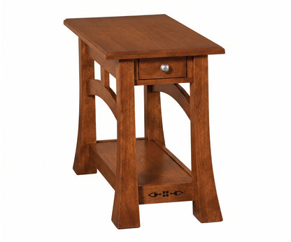 Mission Inlay Chairside Table