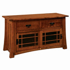 Morgan Ginkgo Inlay Media Cabinet