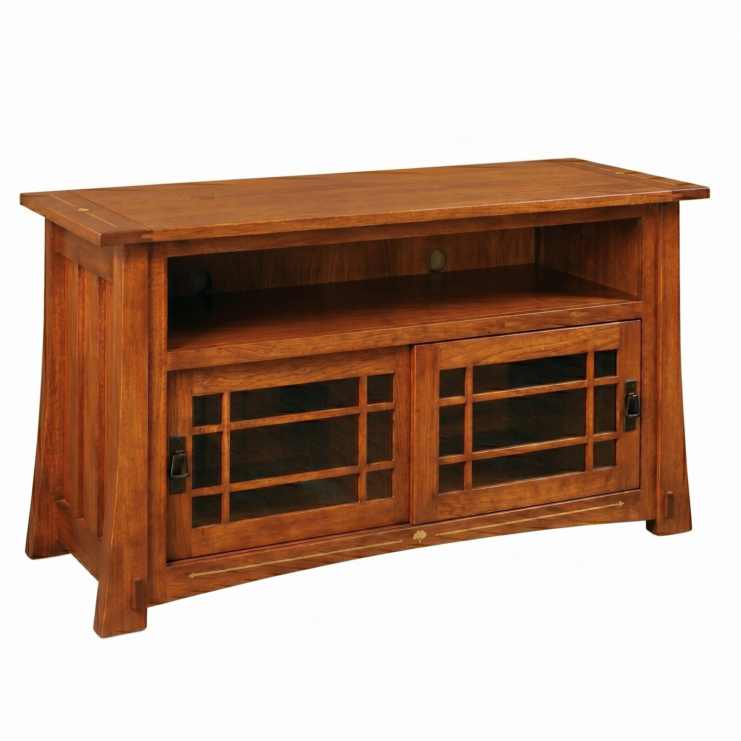 Morgan Ginkgo Inlay Sound Bar Media Cabinet