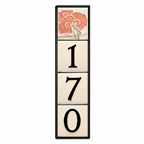 Motawi 4x4 House Number Frame
