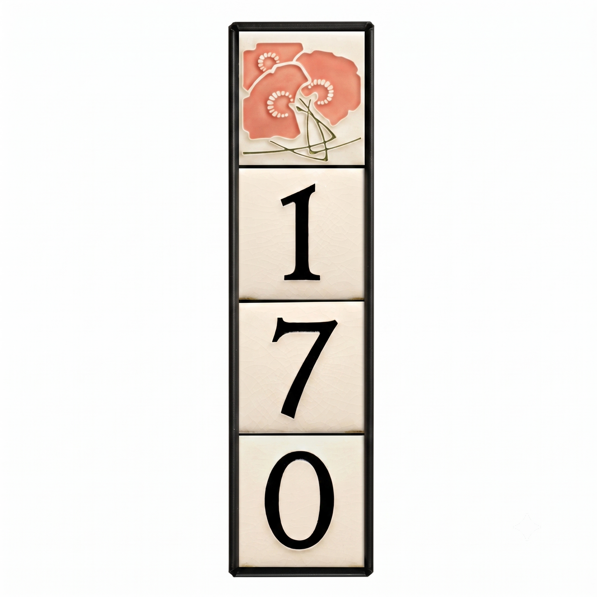 Motawi 4x4 House Number Frame
