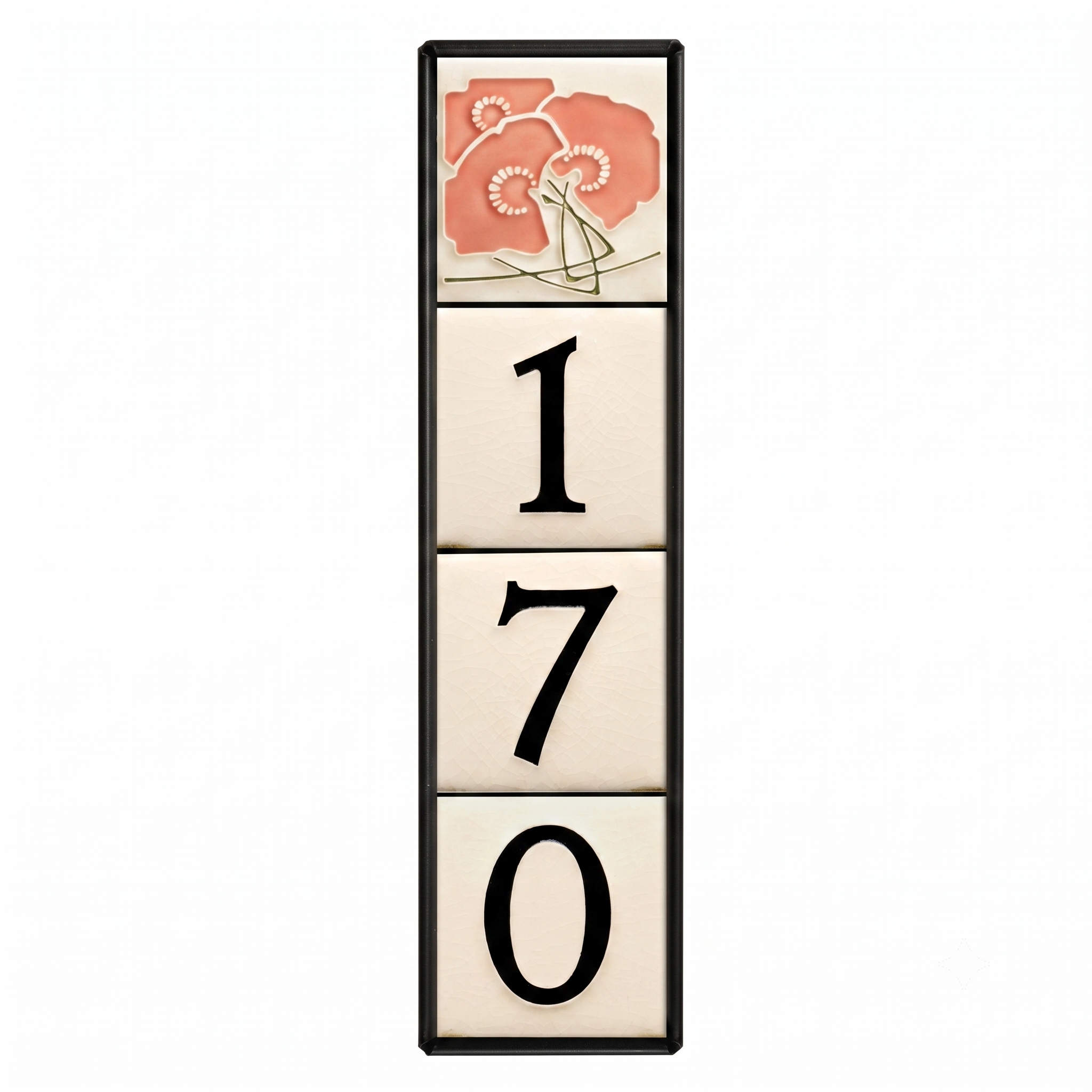 Motawi 4x4 House Number Frame