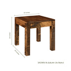 Mountain Roughsawn End Table with Drawer