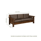 Mountain Roughsawn Wood Sofa