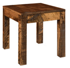 Mountain Roughsawn End Table with Drawer