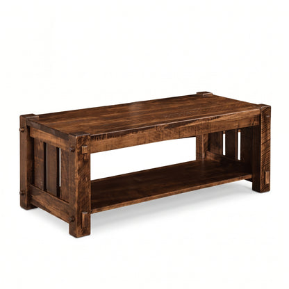 Mountain Roughsawn Wood Coffee Table