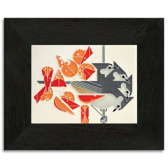 Titmouse Tidbit Tile - 6x8 - Cream