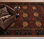 Oak Park Brick Hand Knotted Rug