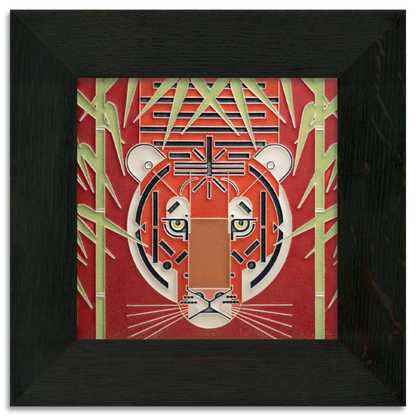 Red Tiger Tile - 8x8