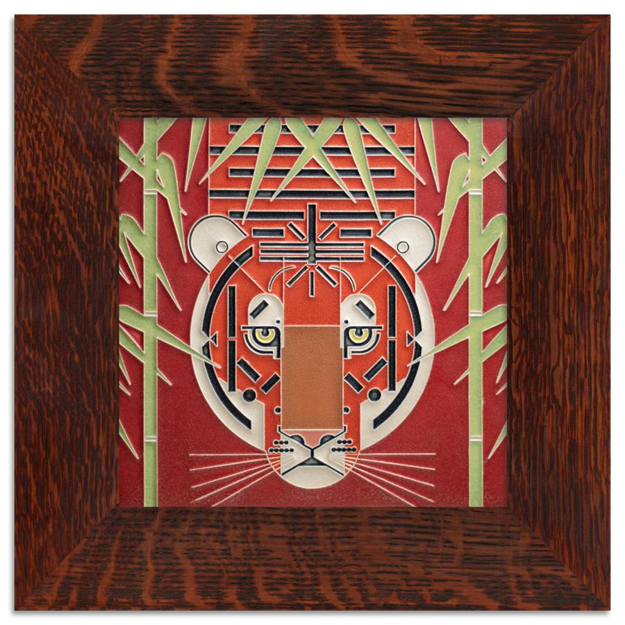 Red Tiger Tile - 8x8 Collectors Item!!