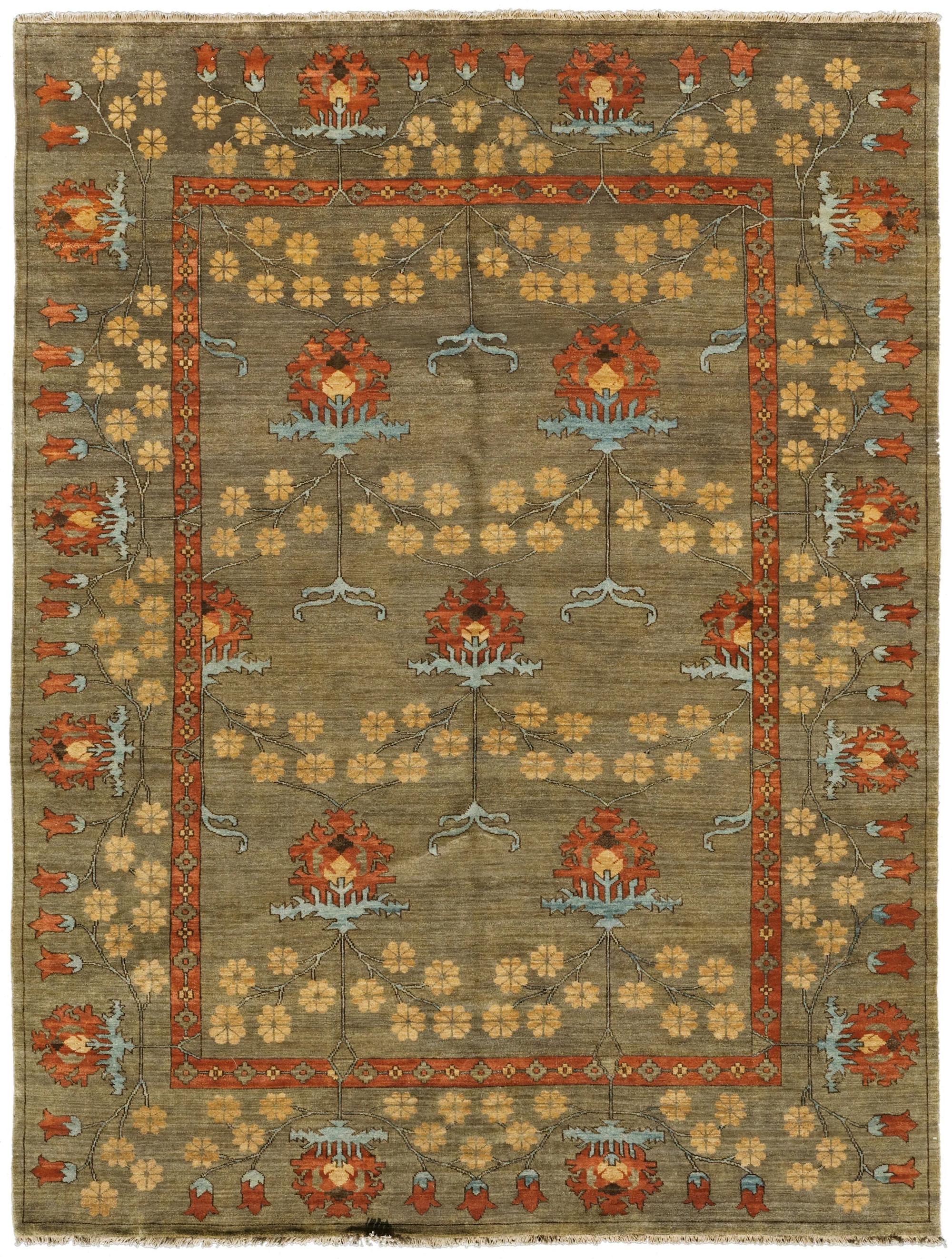 Streatham Park Rug PC-53A| Craftsman Style Hand Knotted Carpet – Modern ...