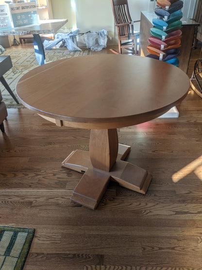 Clearance - Round Avalon Bistro Table 38" - Solid Top