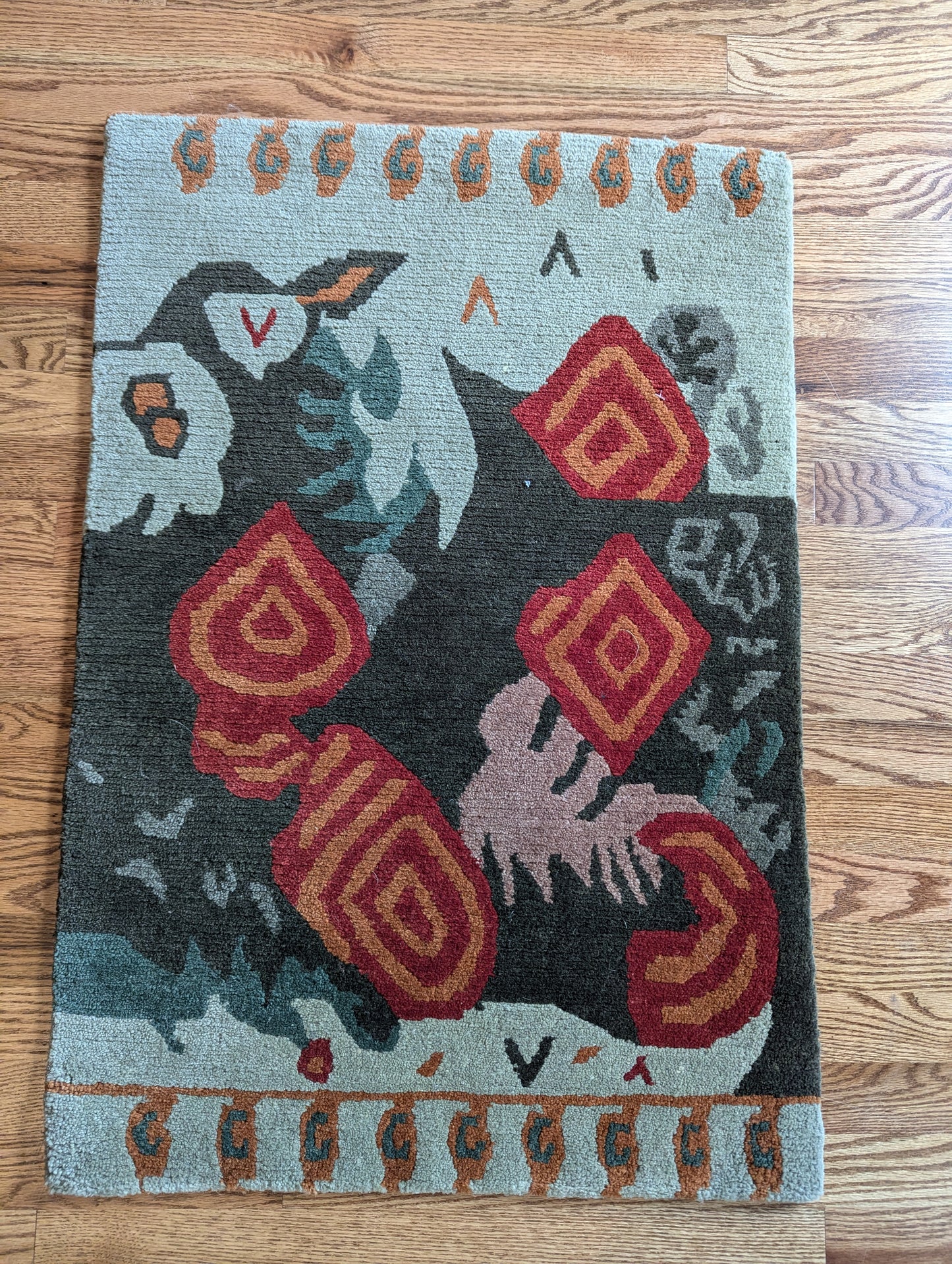 Clearance 2x3 Wild Irish Rose Rug