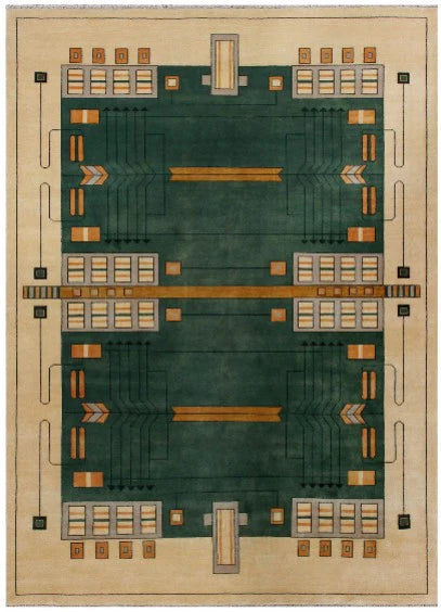 Prairie III Hand Knotted Rug