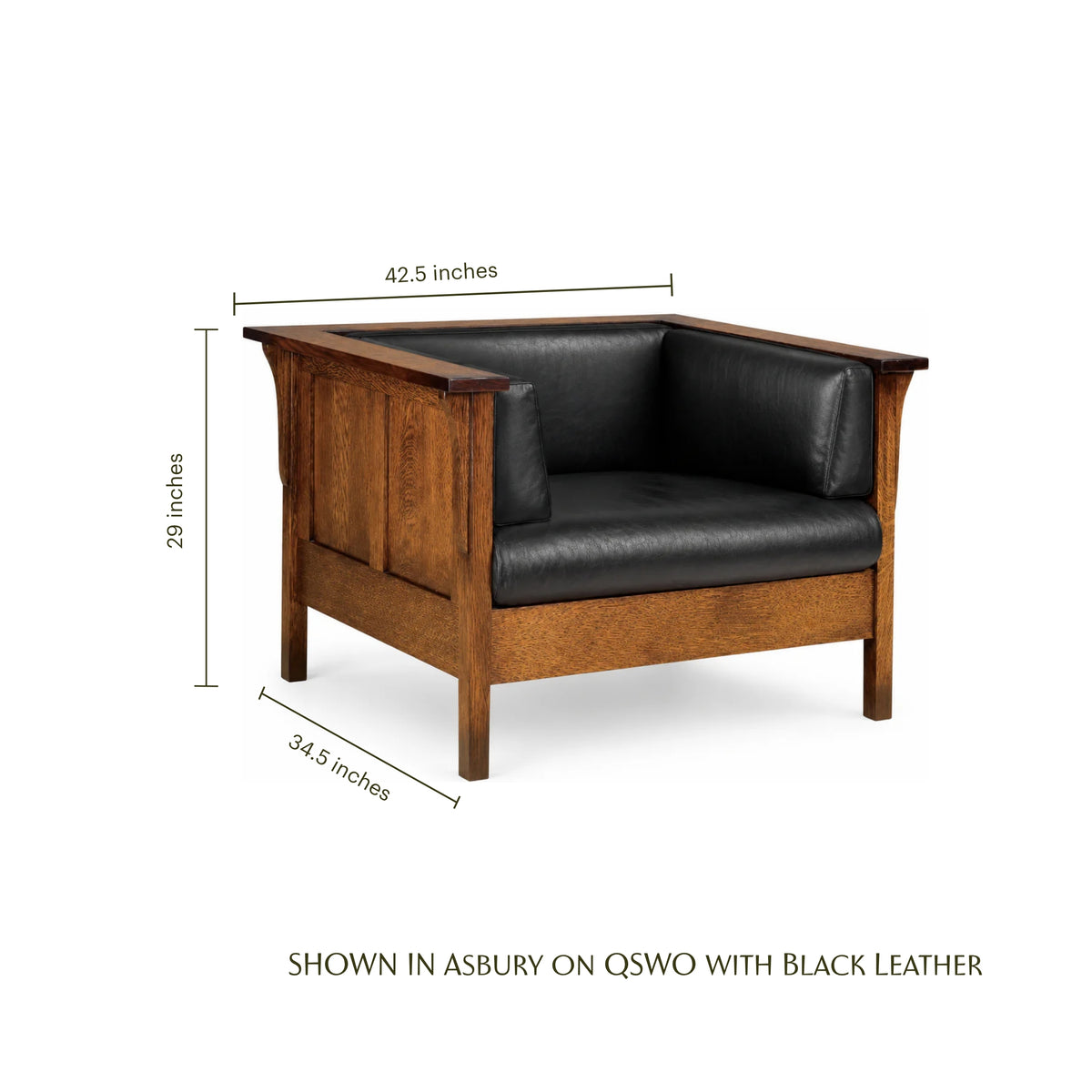 Prairie Mission Panel Cube Chair
