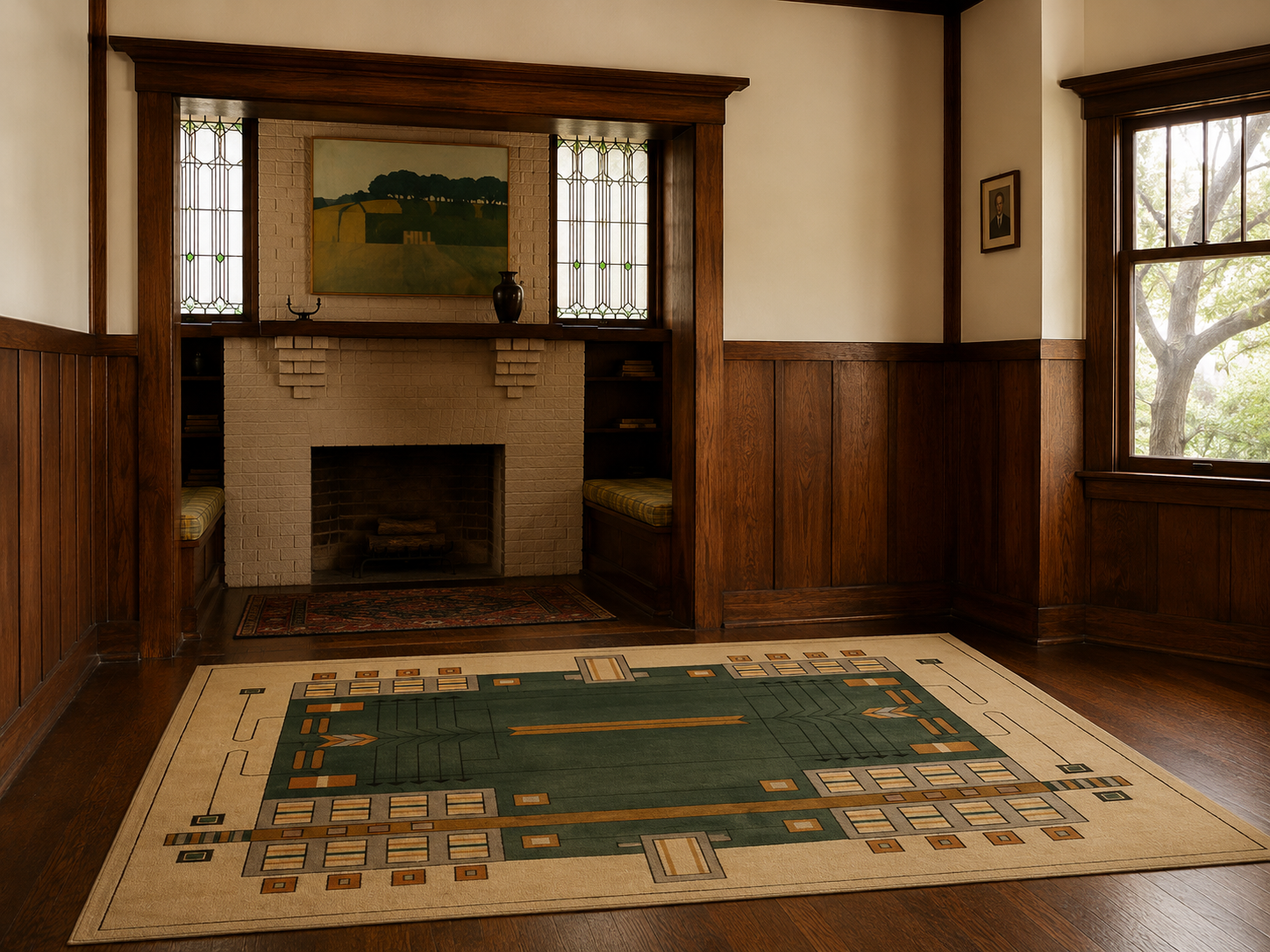 Prairie III Hand Knotted Rug