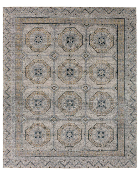 Rhapsody Brown Hand Knotted Rug