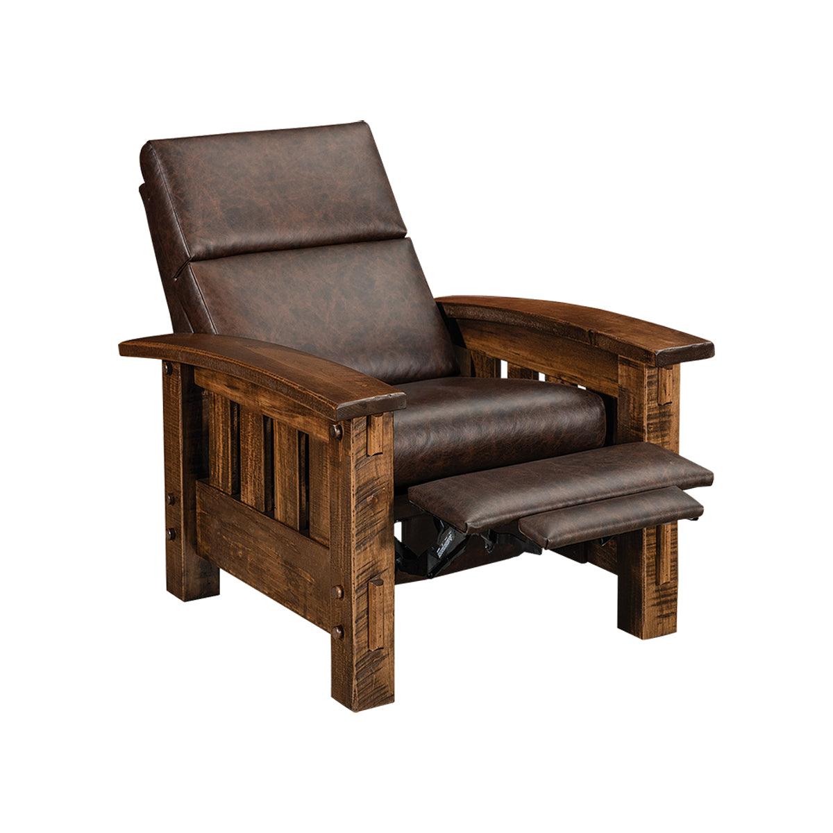 Mountain Roughsawn Wood Recliner