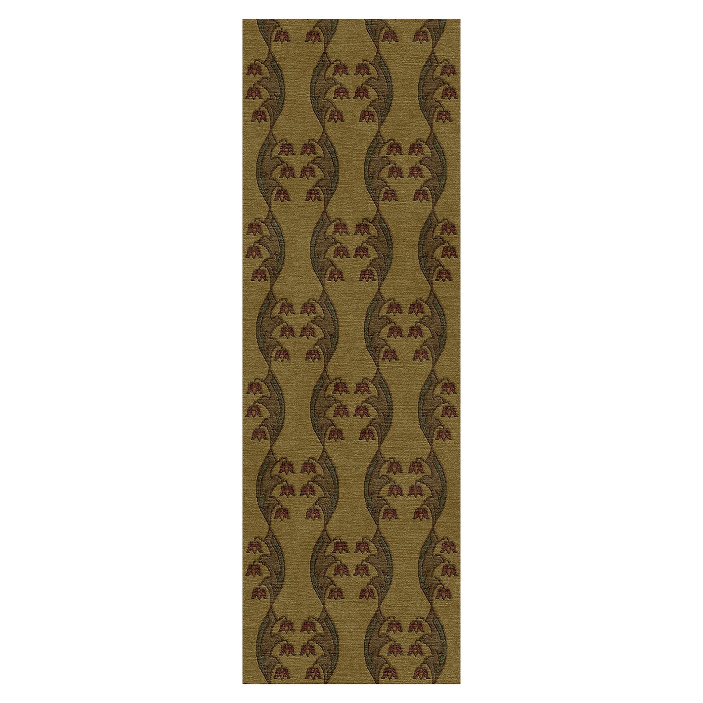 Craftsman Tulip Stickley  Wool Rug