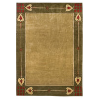Highland Park Stickley  Wool Rug- Green