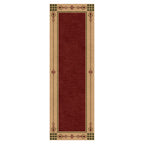 Highland Park Stickley  Wool Rug- Red