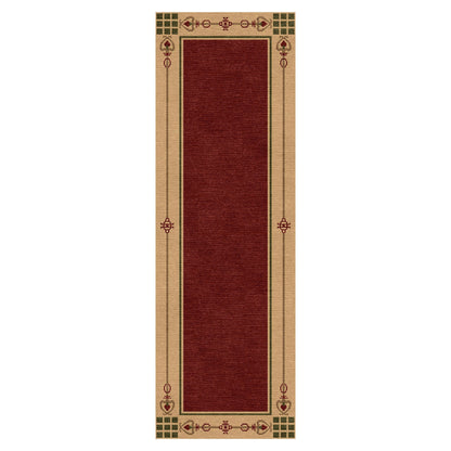 Highland Park Stickley  Wool Rug- Red