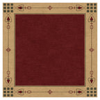 Highland Park Stickley  Wool Rug- Red
