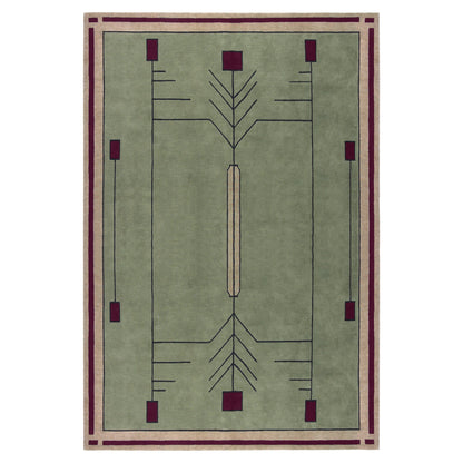 Prairie Green Stickley  Wool Rug