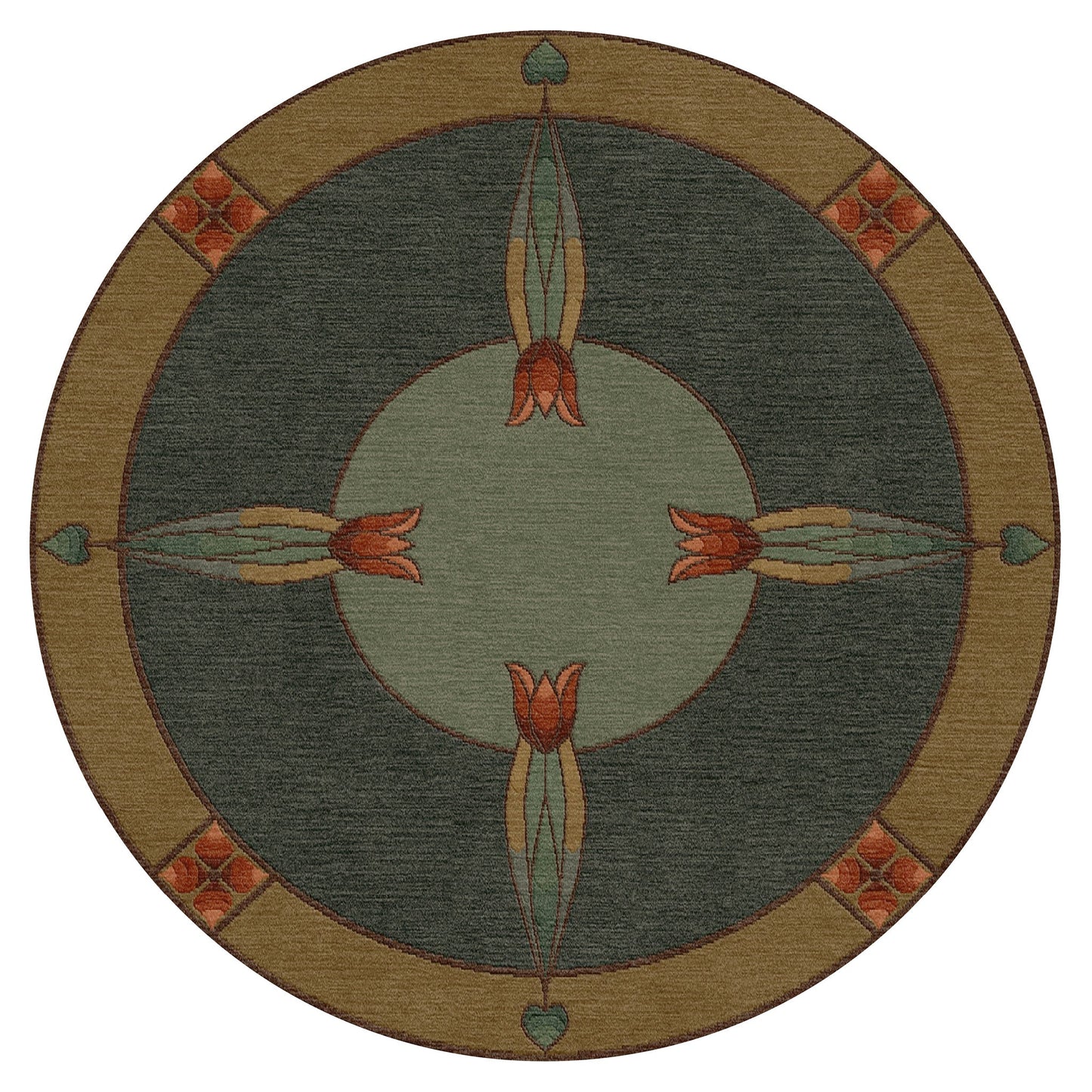 Monterey Mist Stickley  Wool Rug