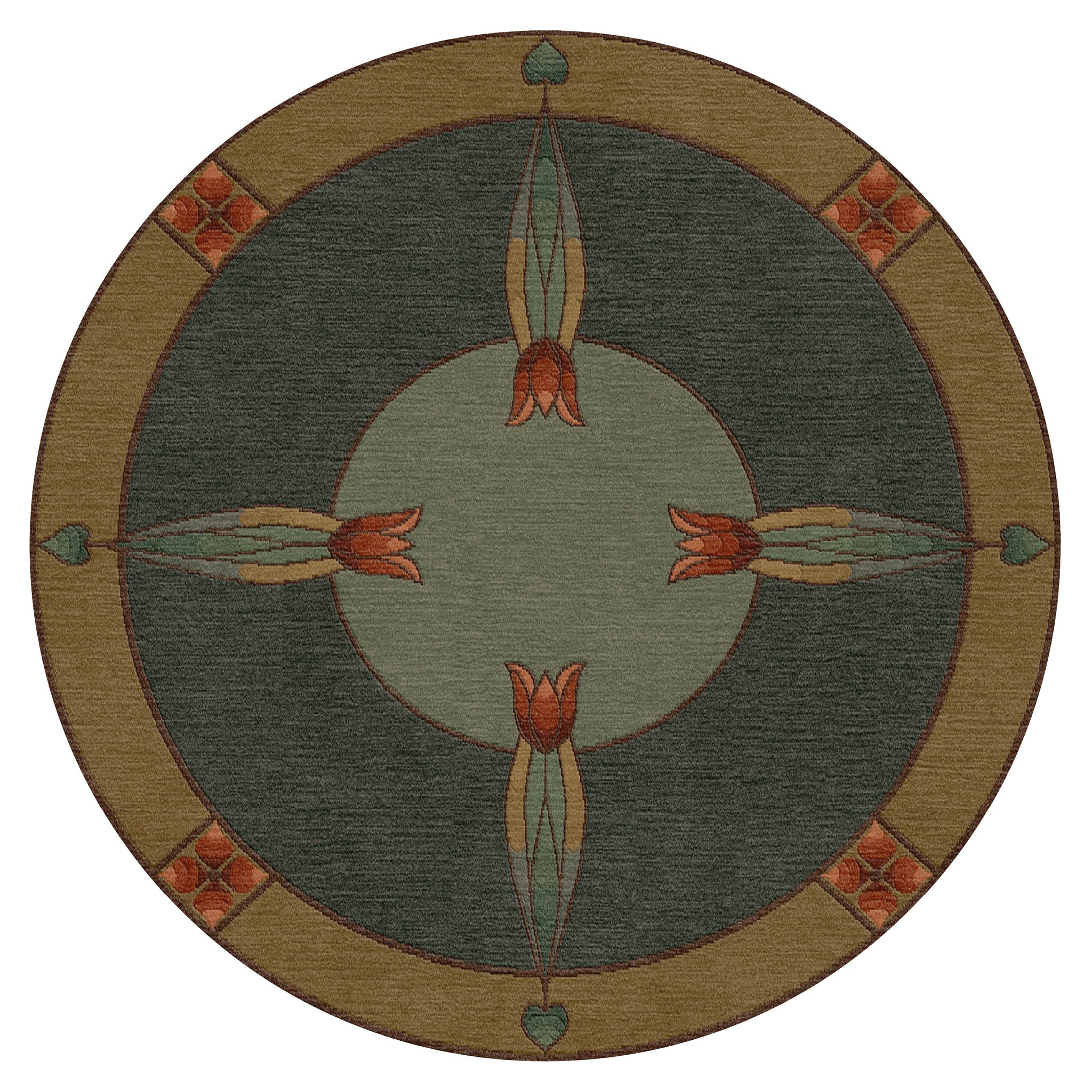 Monterey Mist Stickley  Wool Rug