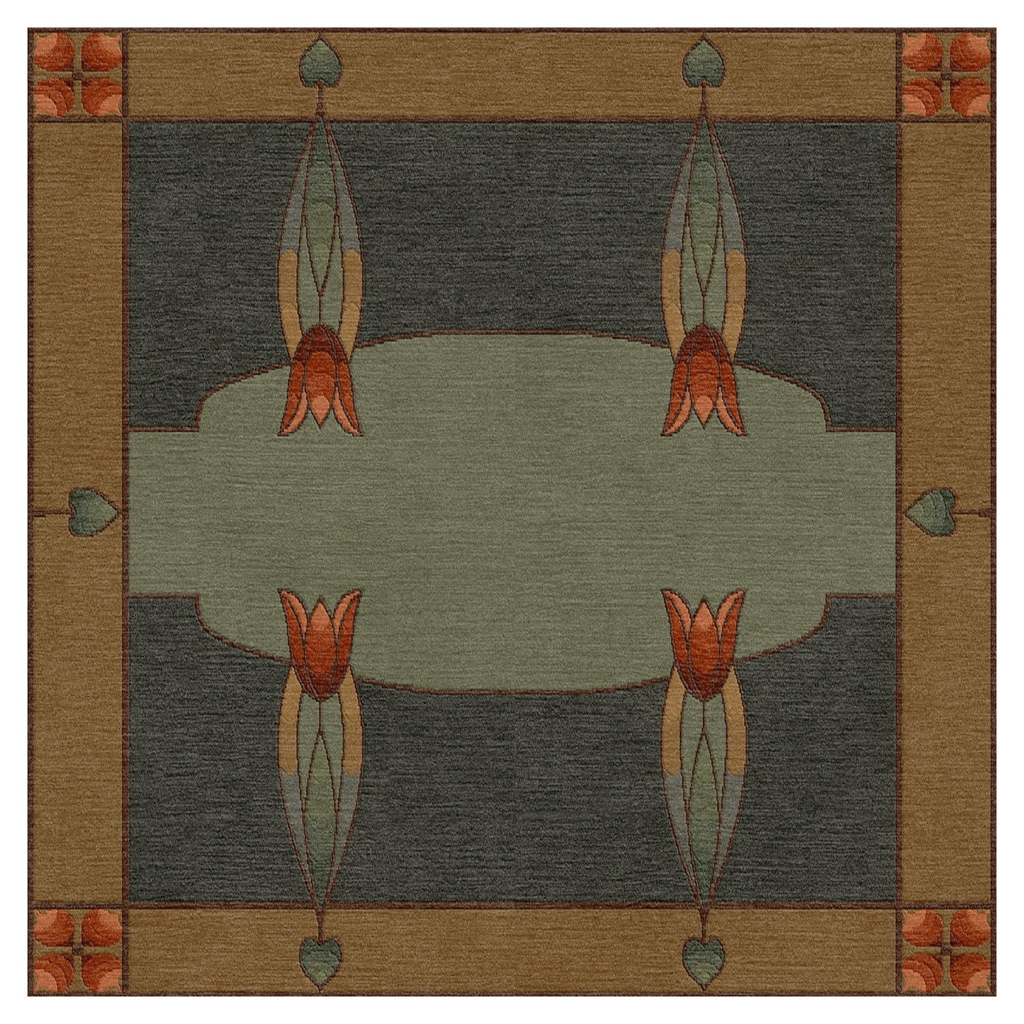 Monterey Mist Stickley  Wool Rug